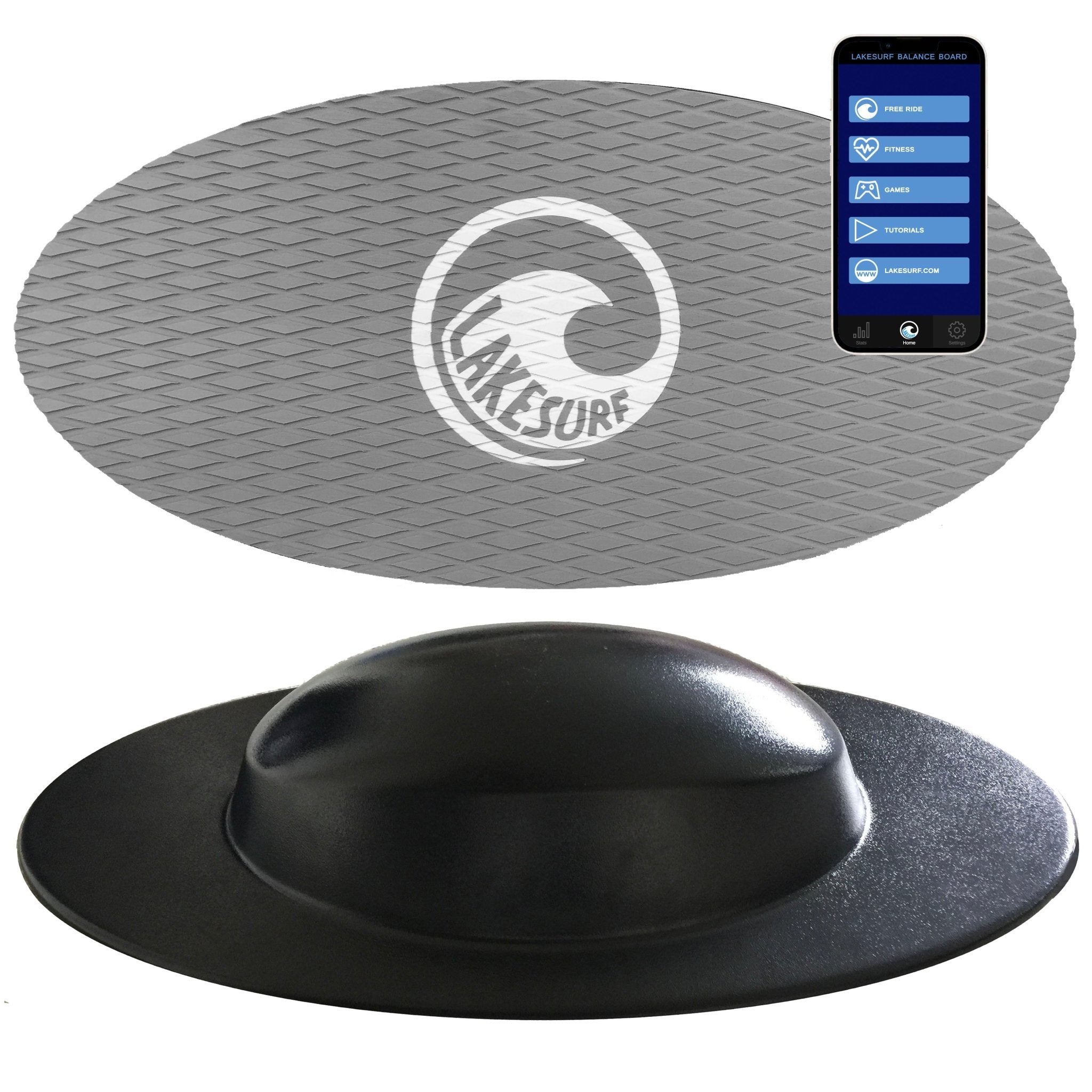 Wakesurf Balance Board - Steel Gray