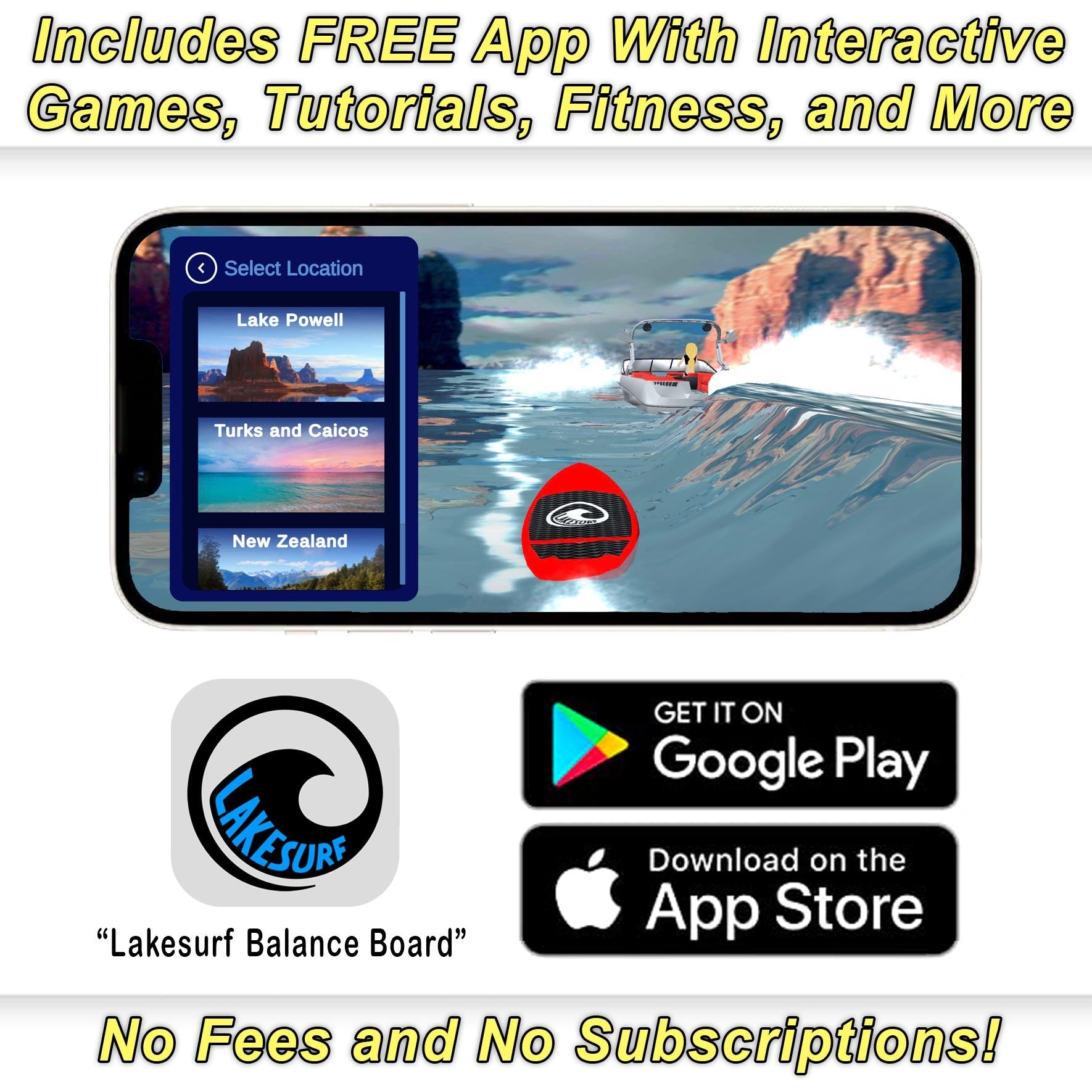 Wakesurf Balance Board - Lakesurf