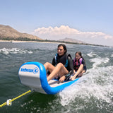 Airboggan Inflatable Toboggan - Summer Towable and Winter Sled - Lakesurf