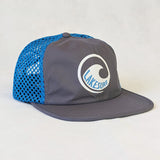 AquaFloat Hat - Charcoal/Cyan
